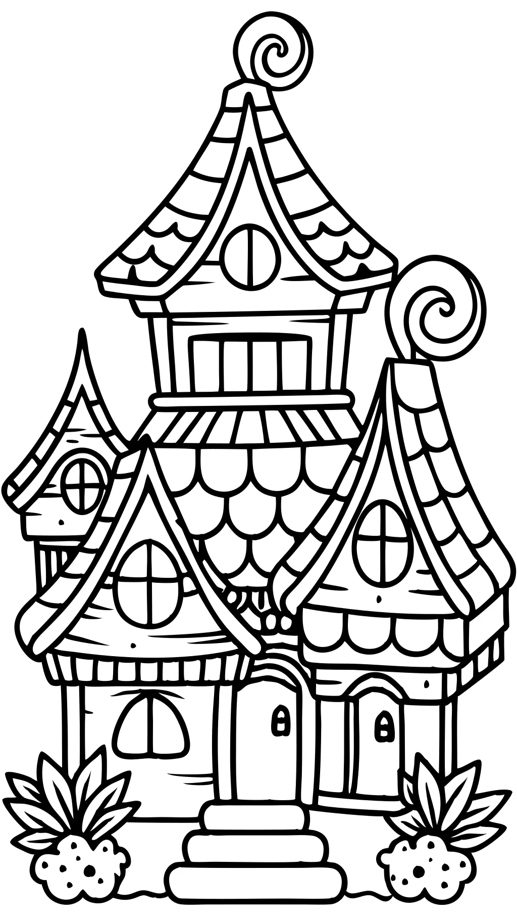 coloring pages houses